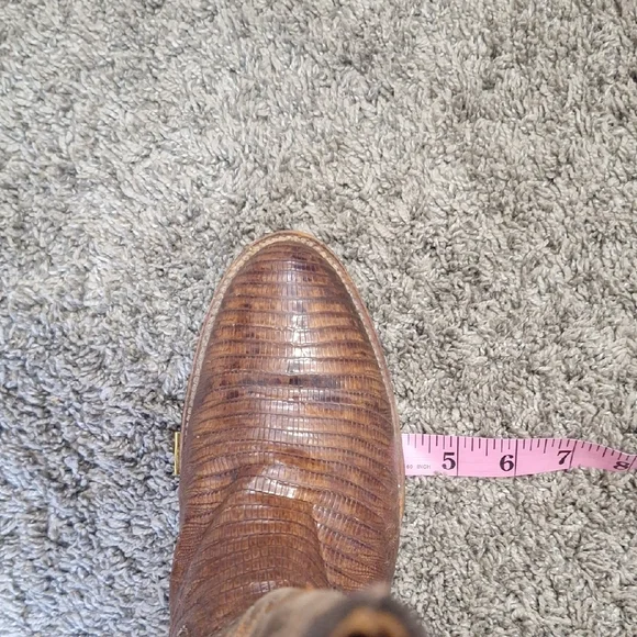 Wrangler W.B. Masterson Leather Snake Lizard Western Cowboy Boots-8D/11 - Picture 11 of 14